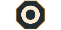 The letter O in the word Stop for obey the law