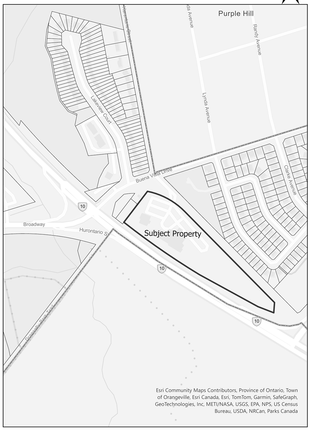 Location Map for 5-7 Buena Vista Drive