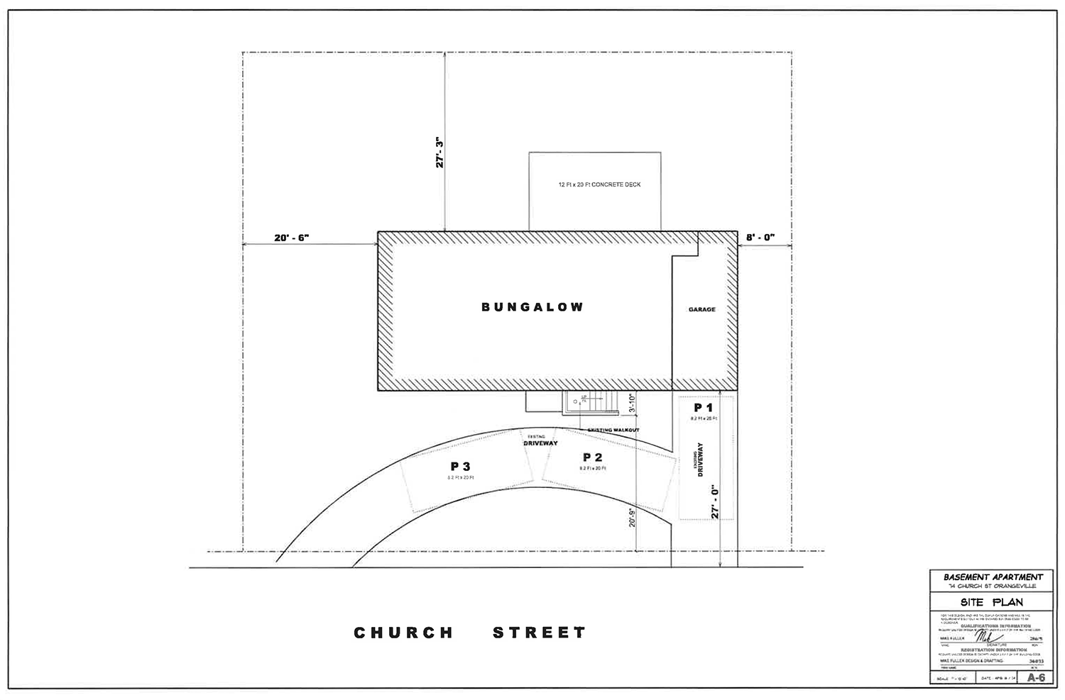 Site Plan 74 Church Street