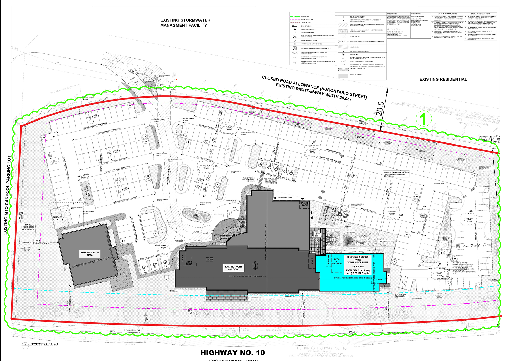 Site Plan for 5-7 Buena Vista Drive