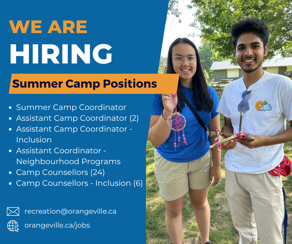 hiring for camp counsellors